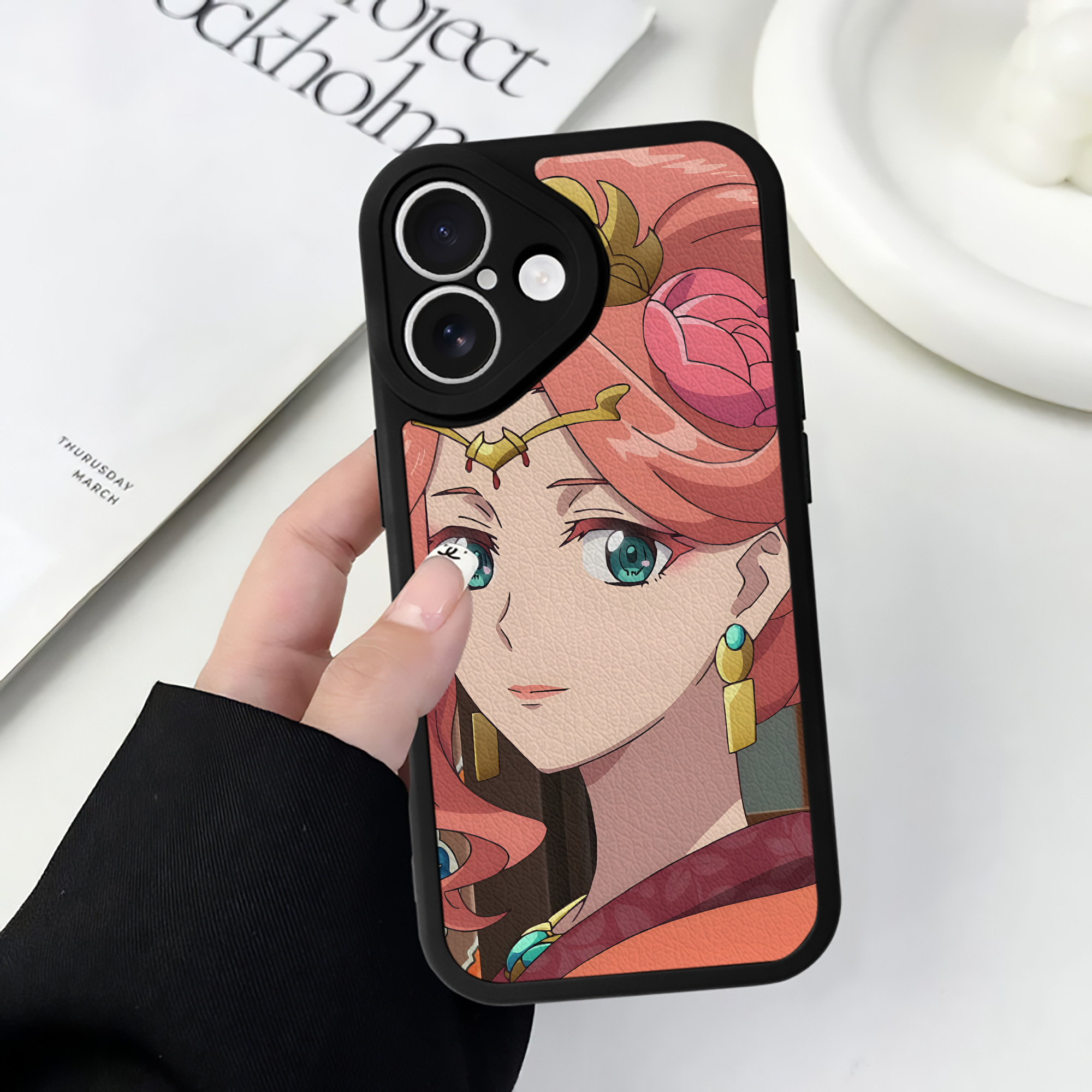 薬屋のひとりごと The Apothecary Diaries 【iPhone 16シリーズ対応】シリコンスマホケース（レザー調） 材質：シリコン